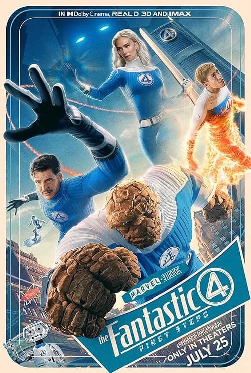 The Fantastic Four: First Steps film posteri
