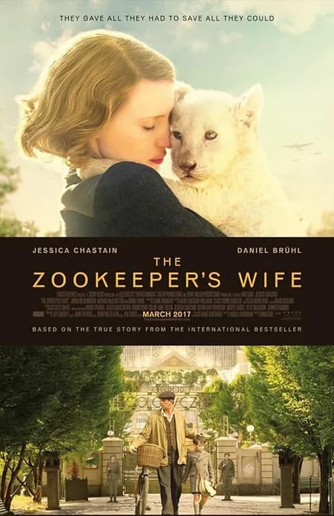 The Zookeeper's Wife film posteri